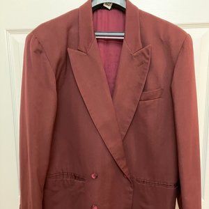 Retro Men's Double-Breasted 2pc Suit. Sz 36R